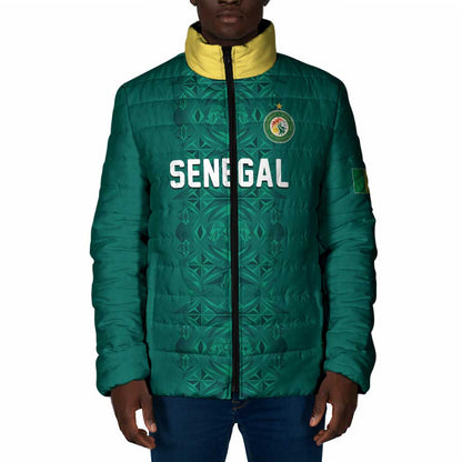 Custom World Football 2026 Senegal Padded Jacket Pride of the African Lions