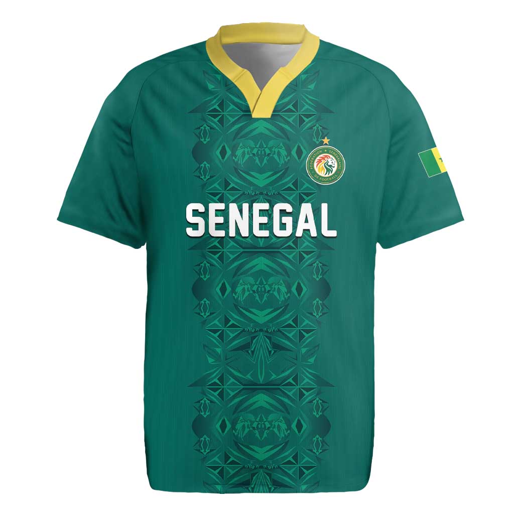 Custom World Football 2026 Senegal Rugby Jersey Pride of the African Lions