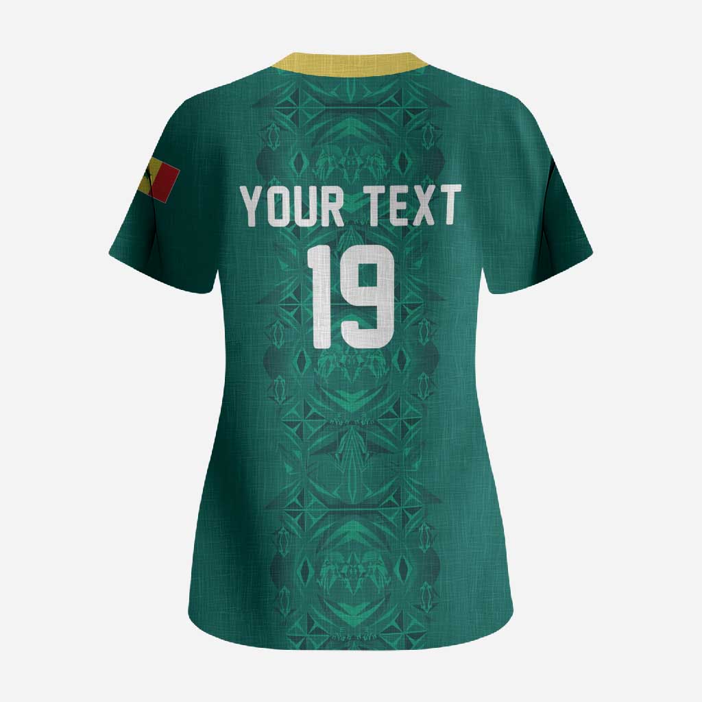 Custom World Football 2026 Senegal Scrub Top Pride of the African Lions