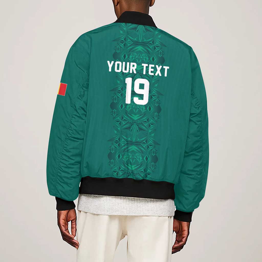 Custom World Football 2026 Senegal Sleeve Zip Bomber Jacket Pride of the African Lions