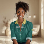 Custom World Football 2026 Senegal Women Casual Shirt Pride of the African Lions
