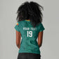 Custom World Football 2026 Senegal Women V-Neck T-Shirt Pride of the African Lions