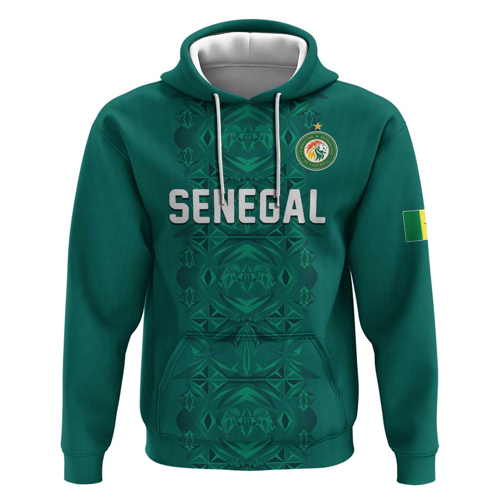 Custom World Football 2026 Senegal Zip Hoodie Pride of the African Lions