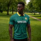 Custom World Football 2026 Senegal Zipper Polo Shirt Pride of the African Lions