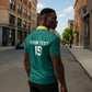 Custom World Football 2026 Senegal Zipper Polo Shirt Pride of the African Lions