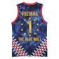 Cabo Verde Goalkeeper Vozinha Basketball Jersey The Blue Wall Legend Glory