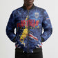 Cabo Verde Goalkeeper Vozinha Bomber Puffer Jacket The Blue Wall Legend Glory