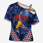 Cabo Verde Goalkeeper Vozinha Cross Shoulder Shirt The Blue Wall Legend Glory
