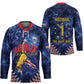 Cabo Verde Goalkeeper Vozinha Hockey Jersey The Blue Wall Legend Glory