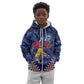 Cabo Verde Goalkeeper Vozinha Kid Hoodie The Blue Wall Legend Glory