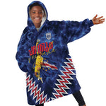 Cabo Verde Goalkeeper Vozinha Kid Wearable Blanket Hoodie The Blue Wall Legend Glory