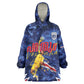 Cabo Verde Goalkeeper Vozinha Kid Wearable Blanket Hoodie The Blue Wall Legend Glory