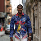 Cabo Verde Goalkeeper Vozinha Long Sleeve Button Shirt The Blue Wall Legend Glory