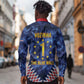 Cabo Verde Goalkeeper Vozinha Long Sleeve Button Shirt The Blue Wall Legend Glory