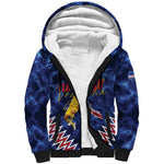 Cabo Verde Goalkeeper Vozinha Sherpa Hoodie The Blue Wall Legend Glory