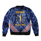 Cabo Verde Goalkeeper Vozinha Sleeve Zip Bomber Jacket The Blue Wall Legend Glory