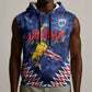 Cabo Verde Goalkeeper Vozinha Sleeveless Hoodie The Blue Wall Legend Glory
