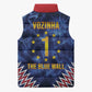Cabo Verde Goalkeeper Vozinha Sleeveless Puffer Jacket The Blue Wall Legend Glory