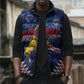 Cabo Verde Goalkeeper Vozinha Sleeveless Puffer Jacket The Blue Wall Legend Glory