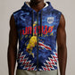 Cabo Verde Goalkeeper Vozinha Sleeveless Zip Hoodie The Blue Wall Legend Glory