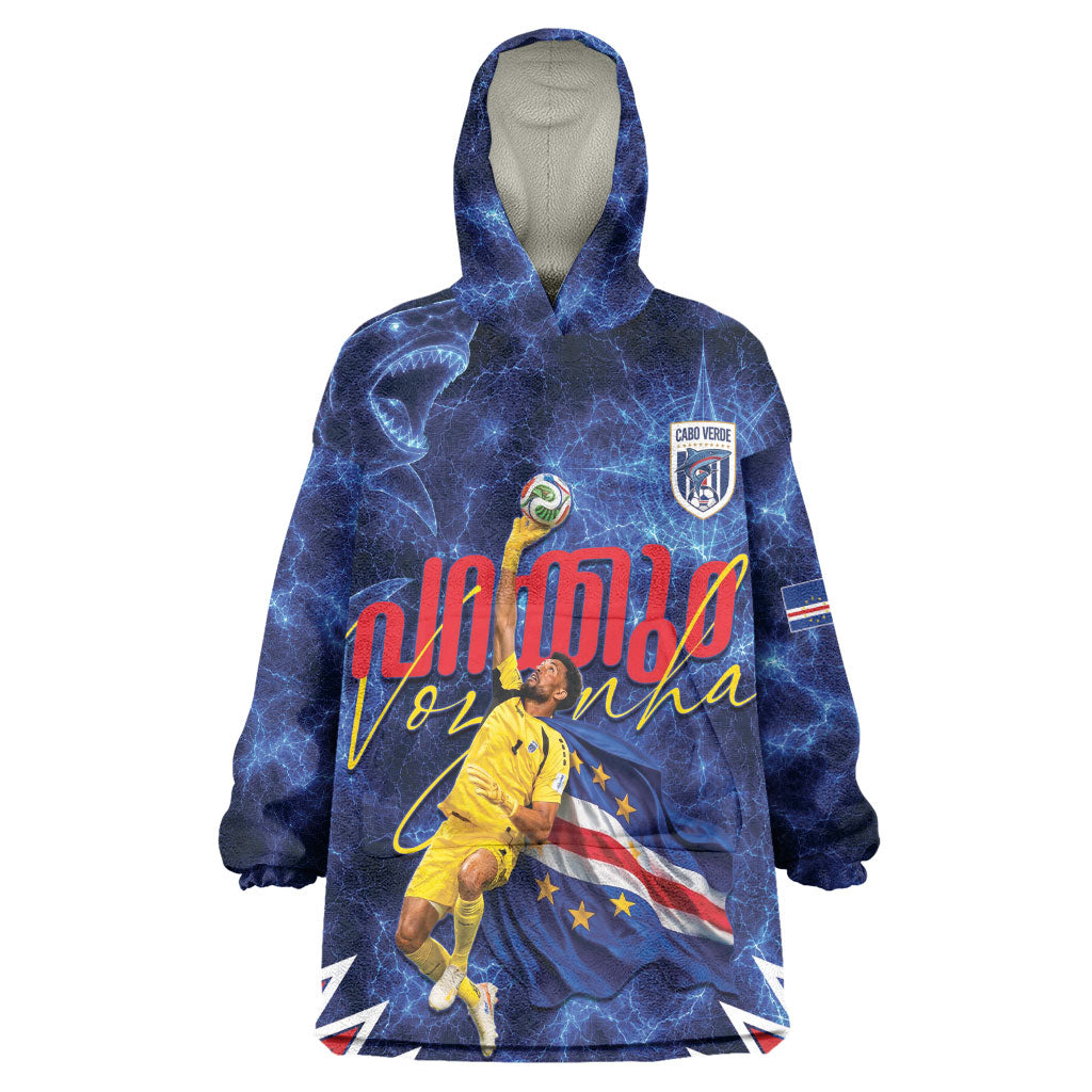 Cabo Verde Goalkeeper Vozinha Wearable Blanket Hoodie The Blue Wall Legend Glory