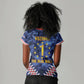 Cabo Verde Goalkeeper Vozinha Women V-Neck T-Shirt The Blue Wall Legend Glory