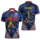 Cabo Verde Goalkeeper Vozinha Zipper Polo Shirt The Blue Wall Legend Glory