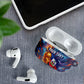 Personalized World Football 2026 Afro Haiti AirPods Case Les Grenadiers Trophy Flag Art