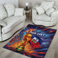 Personalized World Football 2026 Afro Haiti Area Rug Les Grenadiers Trophy Flag Art