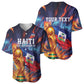 Personalized World Football 2026 Afro Haiti Baseball Jersey Les Grenadiers Trophy Flag Art