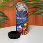 Personalized World Football 2026 Afro Haiti 4 in 1 Can Cooler Tumbler Les Grenadiers Trophy Flag Art