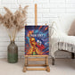 Personalized World Football 2026 Afro Haiti Canvas Wall Art Les Grenadiers Trophy Flag Art