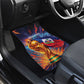 Personalized World Football 2026 Afro Haiti Car Mats Les Grenadiers Trophy Flag Art