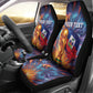 Personalized World Football 2026 Afro Haiti Car Seat Cover Les Grenadiers Trophy Flag Art