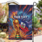 Personalized World Football 2026 Afro Haiti Garden Flag Les Grenadiers Trophy Flag Art