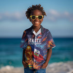 Personalized World Football 2026 Afro Haiti Kid Hawaiian Shirt Les Grenadiers Trophy Flag Art