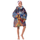 Personalized World Football 2026 Afro Haiti Kid Wearable Blanket Hoodie Les Grenadiers Trophy Flag Art