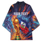 Personalized World Football 2026 Afro Haiti Kimono Les Grenadiers Trophy Flag Art
