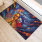 Personalized World Football 2026 Afro Haiti Rubber Doormat Les Grenadiers Trophy Flag Art