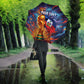 Personalized World Football 2026 Afro Haiti Umbrella Les Grenadiers Trophy Flag Art