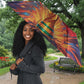Personalized World Football 2026 Afro Haiti Umbrella Les Grenadiers Trophy Flag Art