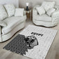 World Football 2026 Egypt Area Rug Pharaohs Hieroglyphs Pride White Version