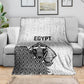 World Football 2026 Egypt Blanket Pharaohs Hieroglyphs Pride White Version