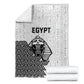 World Football 2026 Egypt Blanket Pharaohs Hieroglyphs Pride White Version