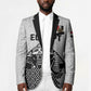 Custom World Football 2026 Egypt Blazer Pharaohs Hieroglyphs Pride White Version