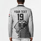 Custom World Football 2026 Egypt Blazer Pharaohs Hieroglyphs Pride White Version