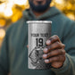 Custom World Football 2026 Egypt 4 in 1 Can Cooler Tumbler Pharaohs Hieroglyphs Pride White Version