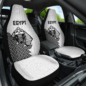 World Football 2026 Egypt Car Seat Cover Pharaohs Hieroglyphs Pride White Version