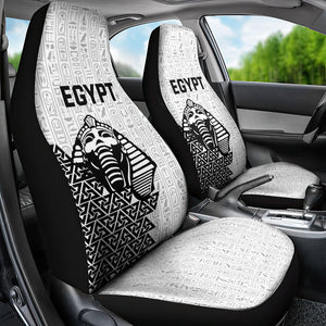 World Football 2026 Egypt Car Seat Cover Pharaohs Hieroglyphs Pride White Version