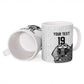 Custom World Football 2026 Egypt Ceramic Mug Pharaohs Hieroglyphs Pride White Version